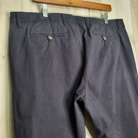 Tailor Vintage Navy Blue Mens Pants. 38x32. Stretch. Cotton Blend - Picture 6 of 16